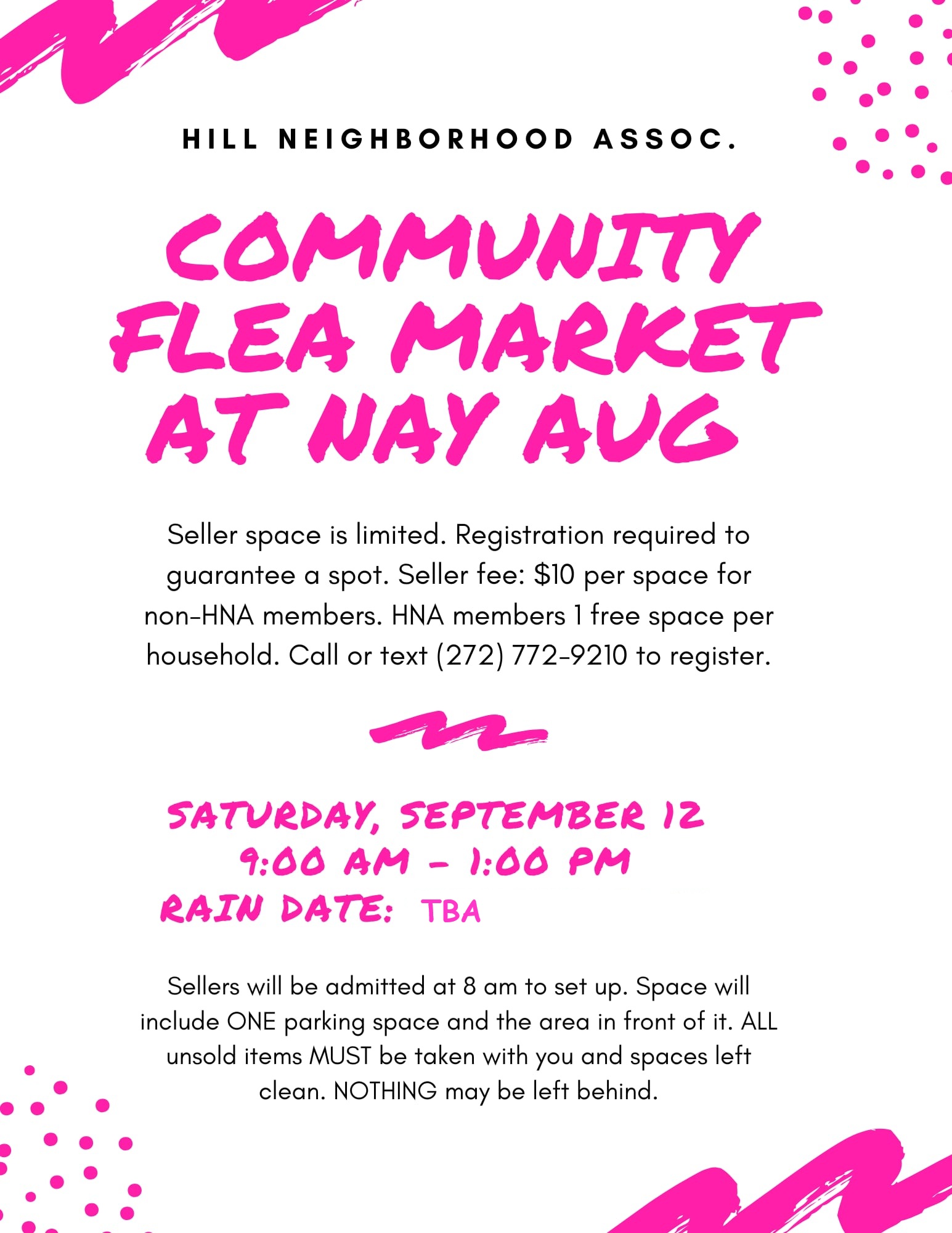 HNA to host flea market at Nay Aug Park
